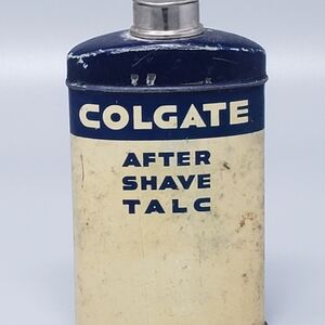 Vintage 1940's Colgate After Shave Talc